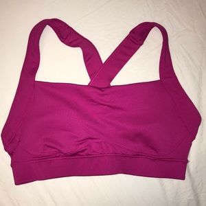 Fuchsia Go-Dry Sports Bra